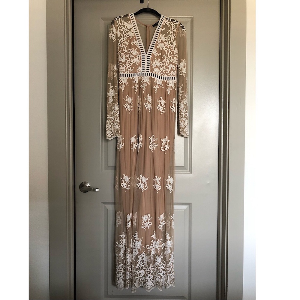 Forever 21 Embroidered Maxi Dress